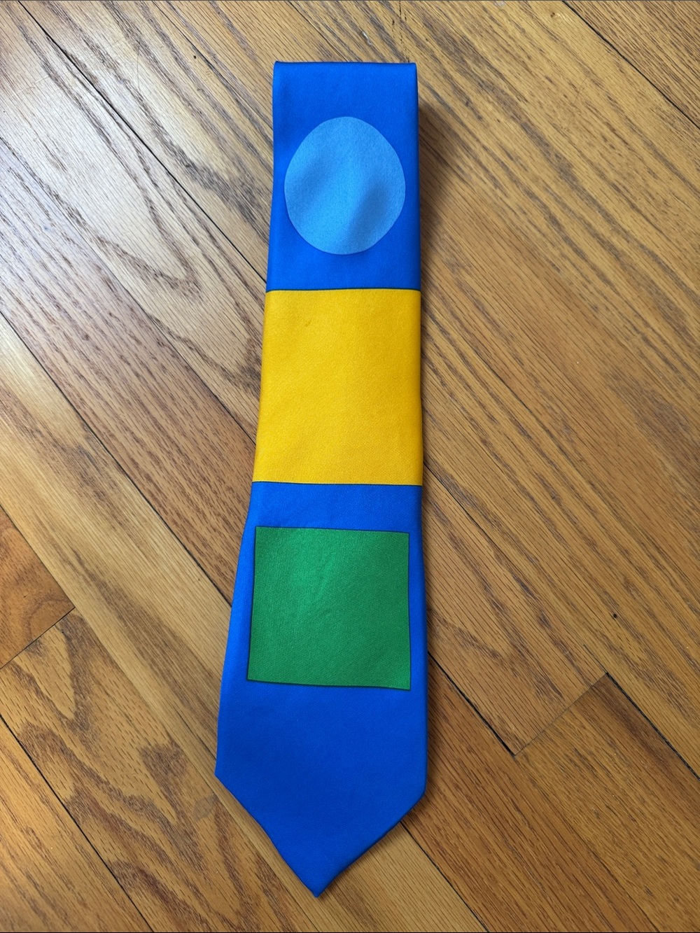 Vintage Gene Meyer 100% Silk Geometric Novelty Tie Made in Japan Memphis Style
